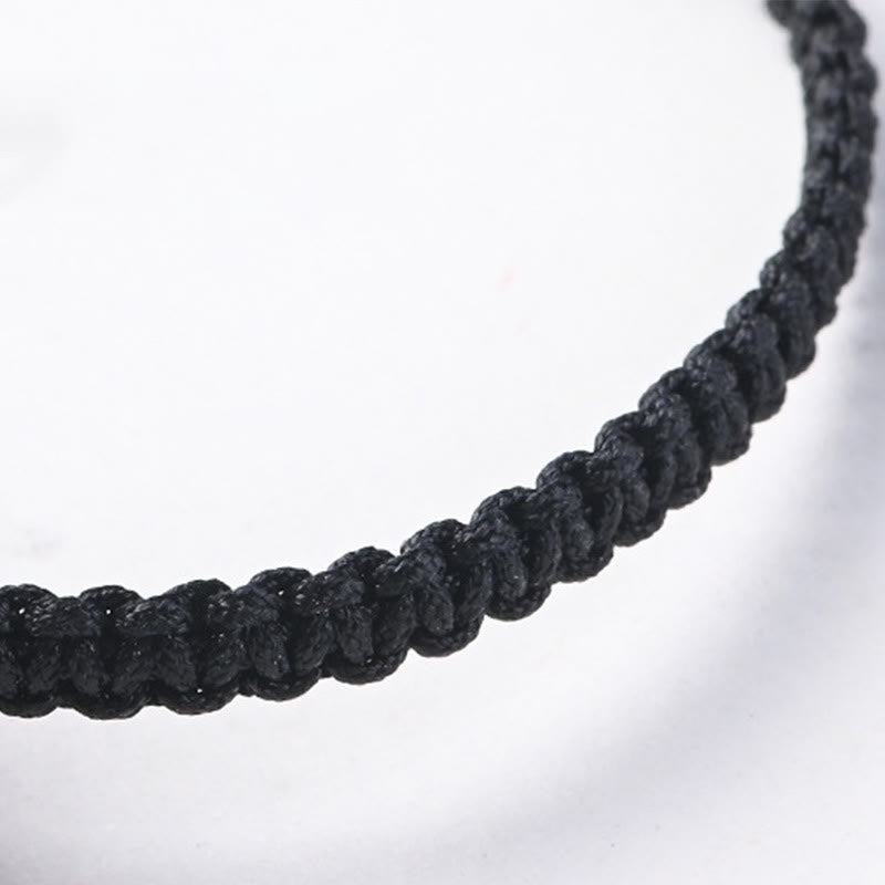 Unisex-Armband mit kleinem Blatt aus rotem Sandelholz und Ebenholz, beruhigender Schutz