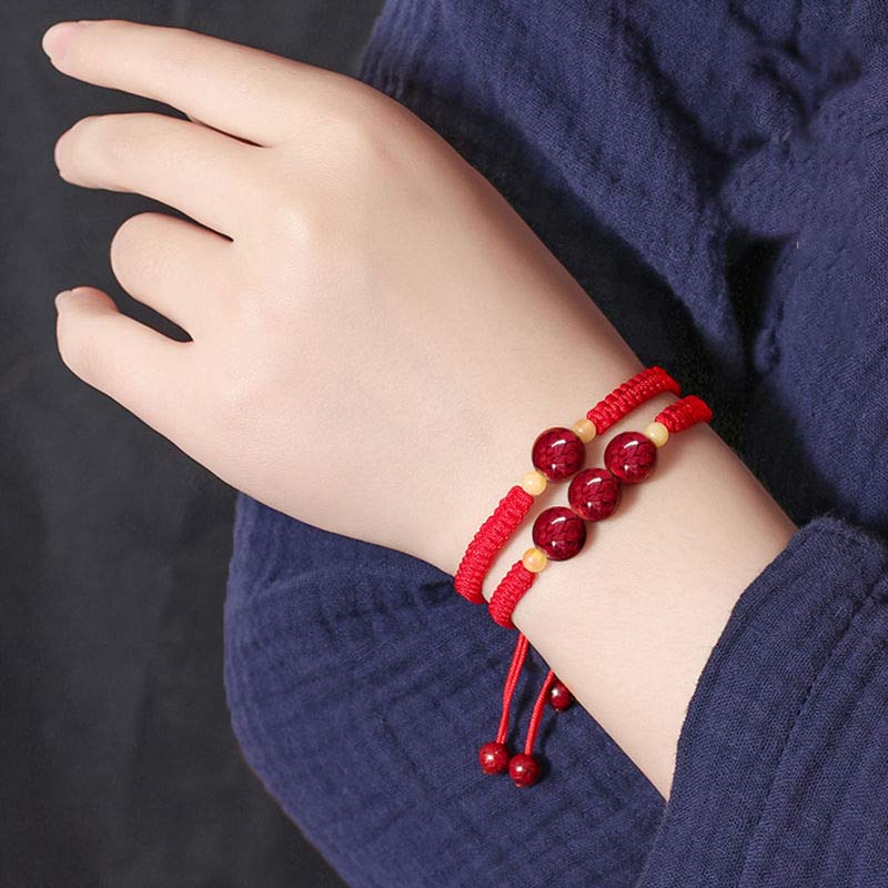 Zinnoberarmband für Kinder | Red String Blessing Schmuck