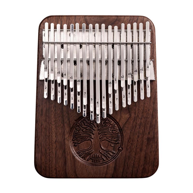 Kalimba-Daumenklavier mit 34 Tasten und Lebensbaum-Design