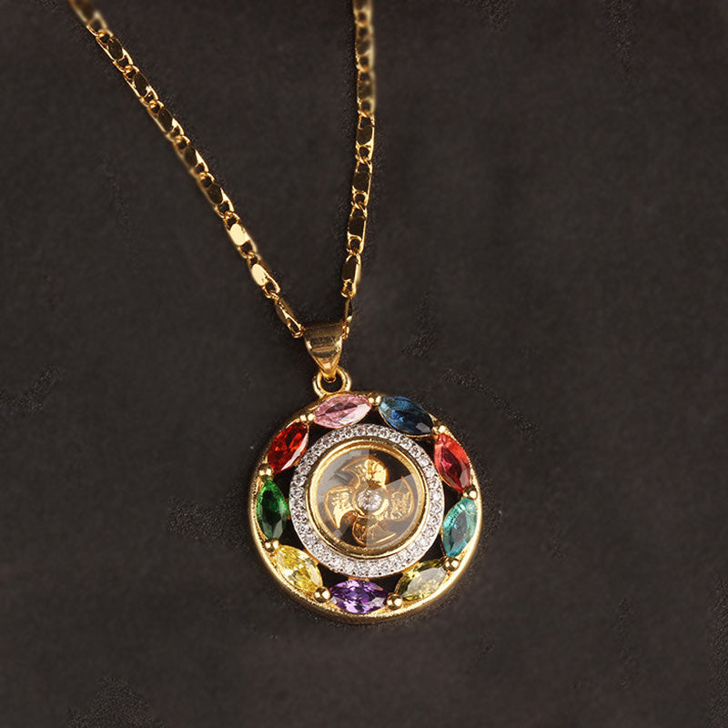 Kupfer Zirkon Reichtum Glück Armband Halskette | Spiritueller Schmuck