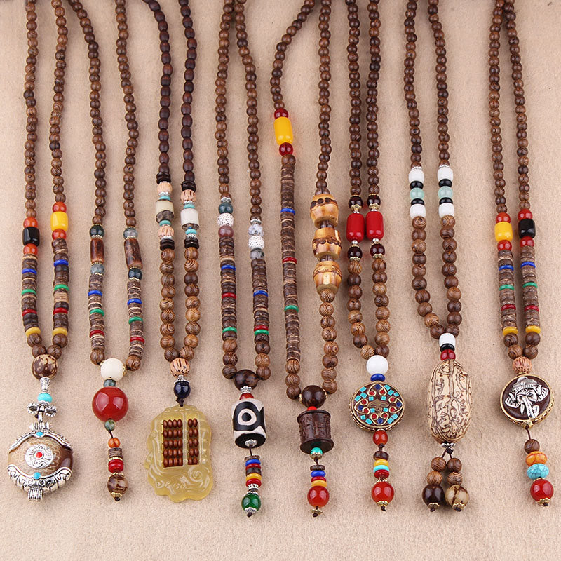 Wenge Wood Elephant Necklace for Protection & Wisdom