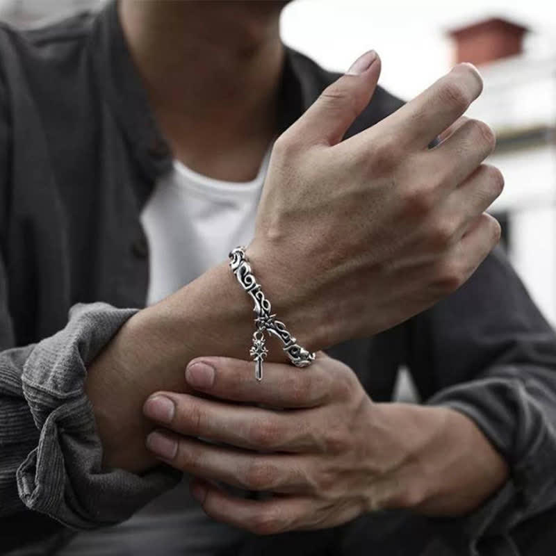 Kupfer gedrehtes geflochtenes spirituelles Armband für Balance