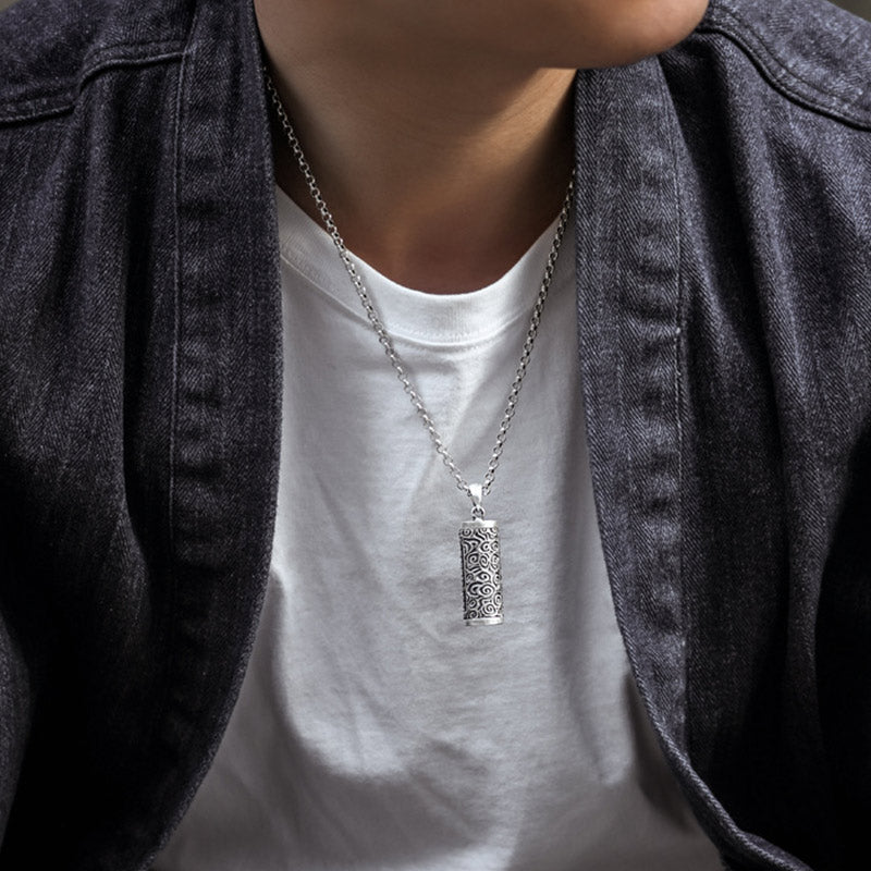 Om Mani Padme Hum Halskette | Sechs wahre Worte Schutzanhänger