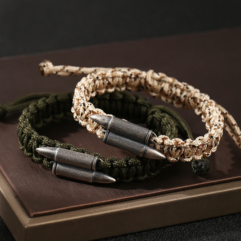 Sterling Silver Braided Rope Spiritual Protection Bracelet