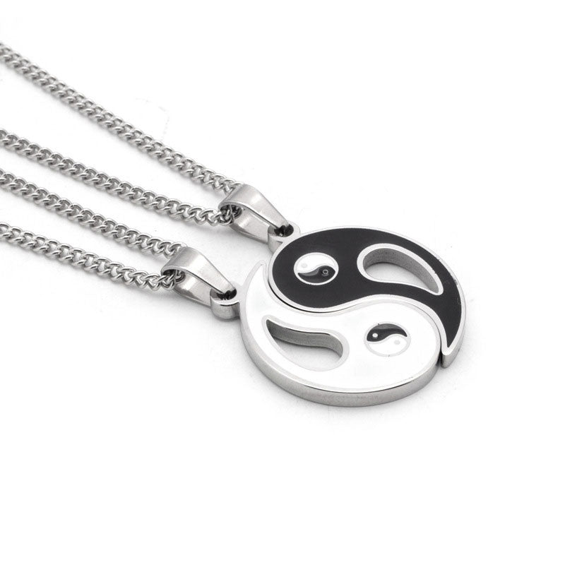 2pcs Yin Yang Pendant Necklace | Balance & Harmony