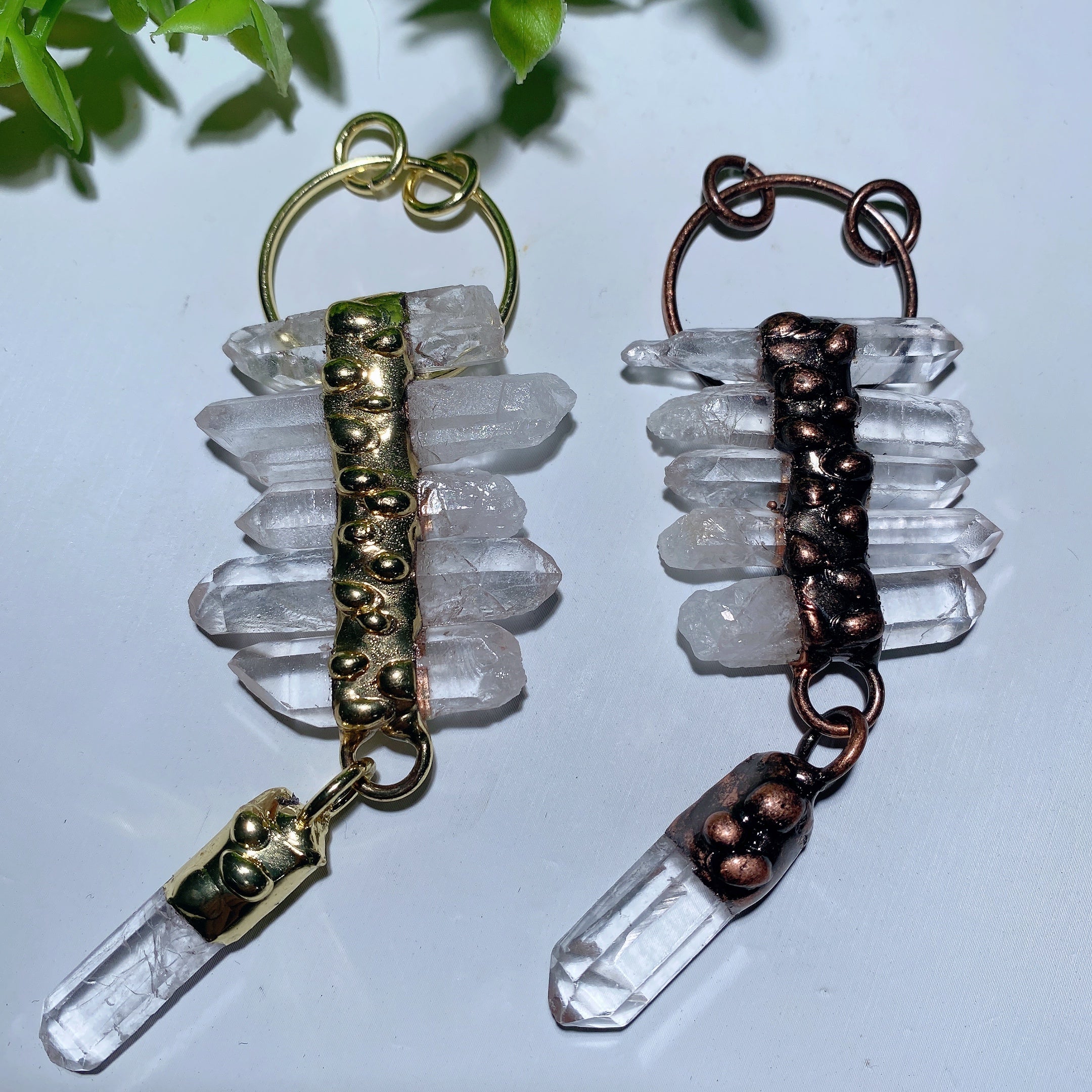 4.2 inch Clear Quartz Pendant for Healing & Energy Amplification