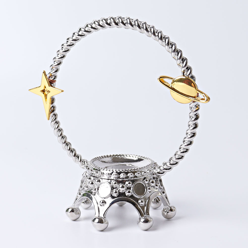 4,3 Zoll Metallkronen-Kristall-Präsentationsständer