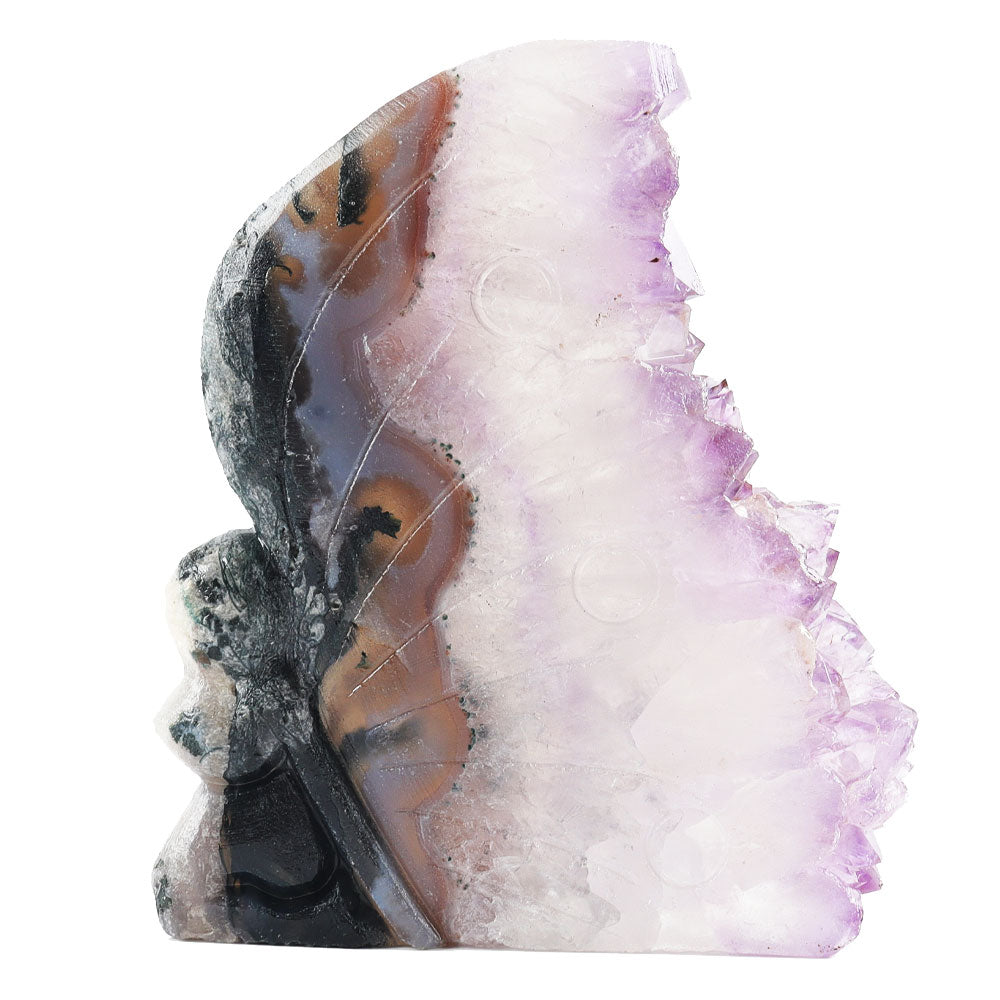 4 Zoll Amethyst-Kristall-Cluster-Stein zur Heilung