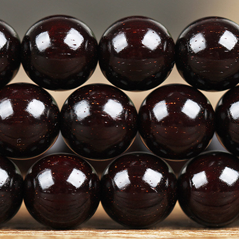 10 mm kleines Schutzarmband aus rotem Sandelholz