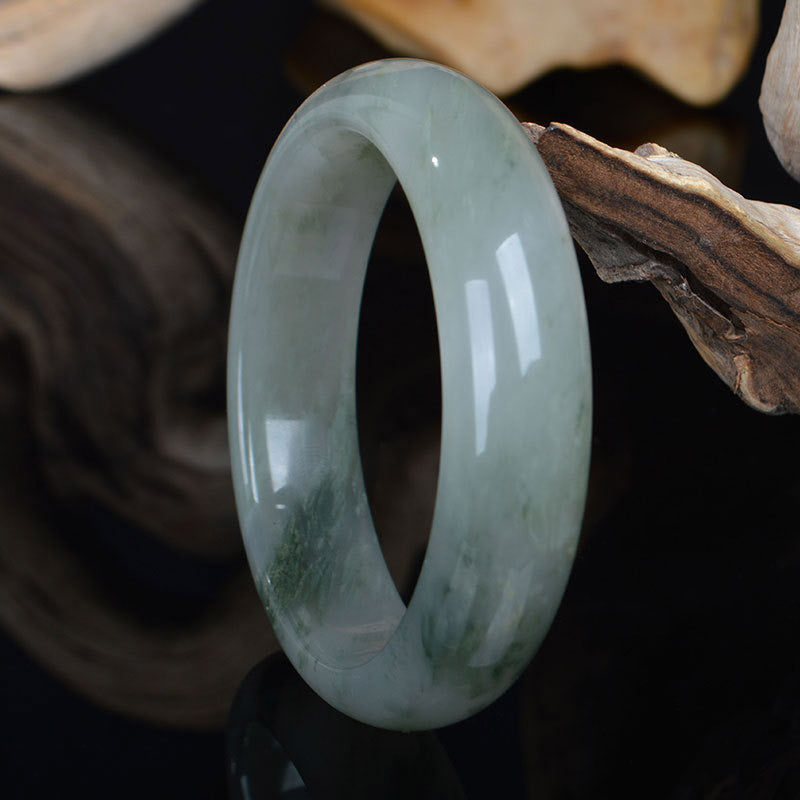 52 mm großes Armband aus natürlicher Jade für Glück und Wohlstand