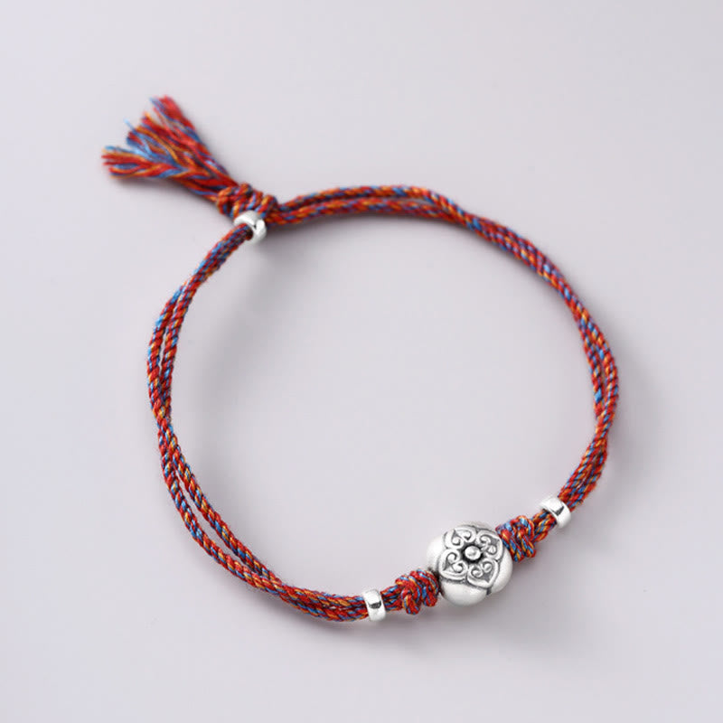 Sterling Silver Multicolored Luck Bracelet | Spiritual Protection