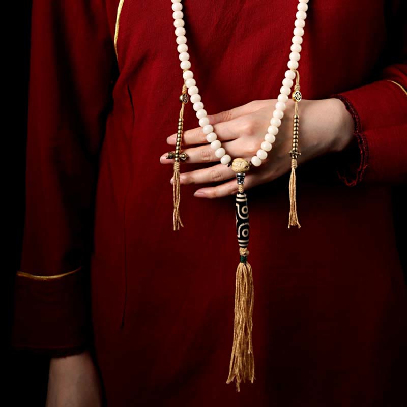 Bodhi Seed Mala-Armband mit 108 Perlen für Reichtum und Ausgeglichenheit