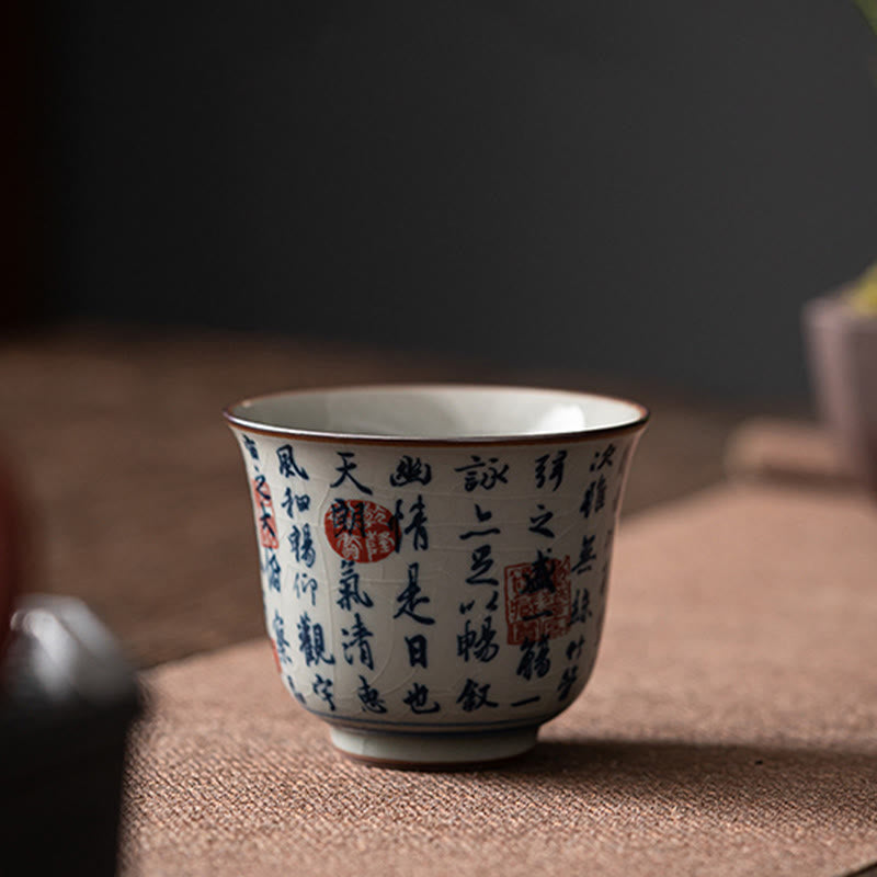 Lotus-Teetasse aus Keramik, 150 ml, für traditionelle Teerituale