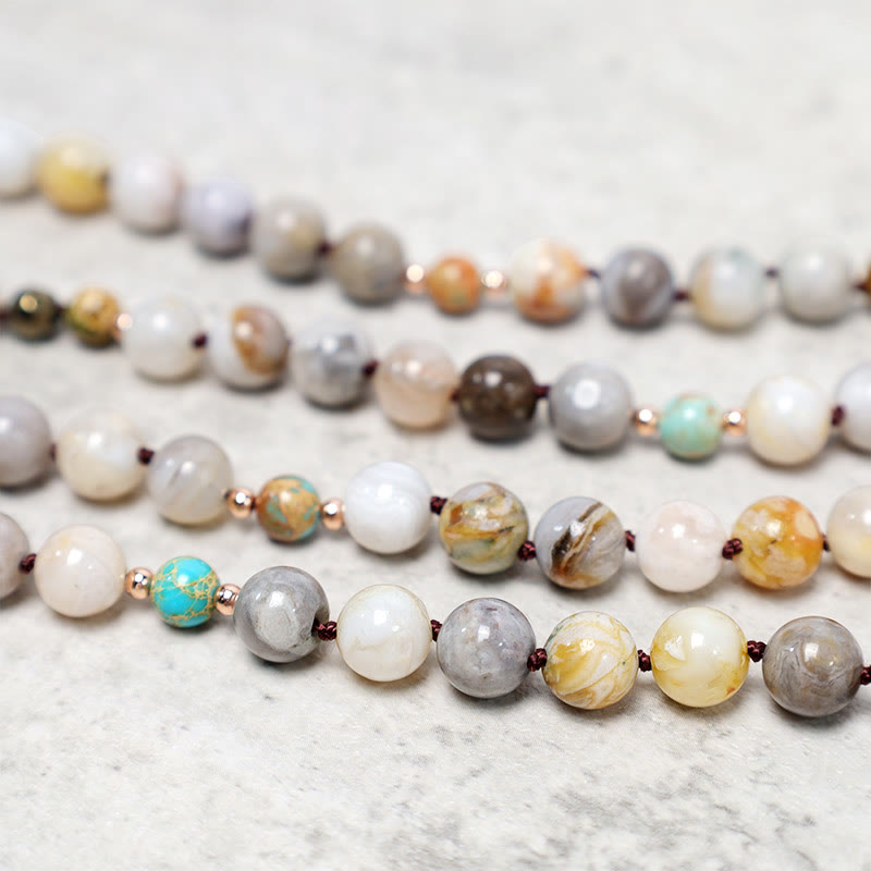 33,5 Zoll Picasso Jaspis Heilkette | Achat Schmuck