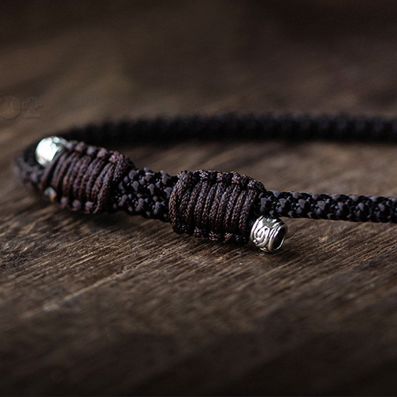 Natürliche graue Jade-Glückskette | Friedens- und Wohlstandsanhänger