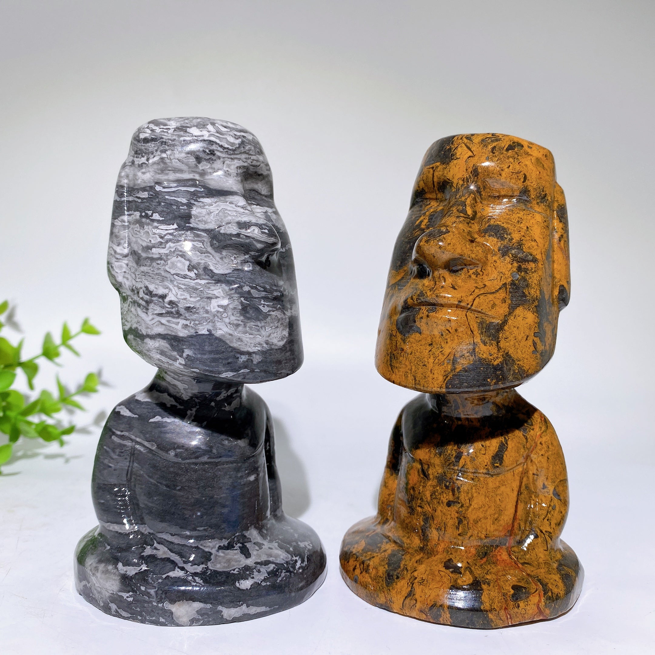 5,2 Zoll Picasso Stein Moai spirituelle Statue