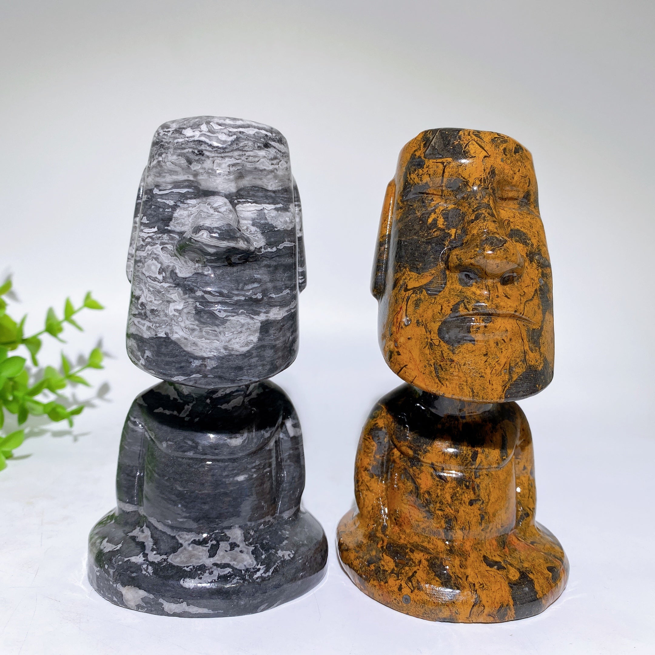 5,2 Zoll Picasso Stein Moai spirituelle Statue