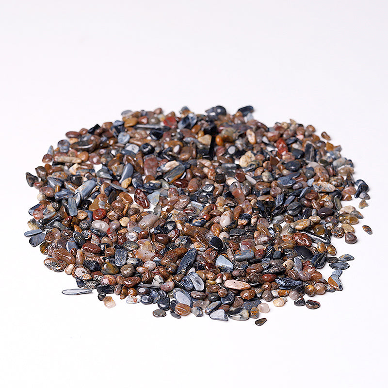 5–7 mm Petersit-Jaspis-Rohkristallsplitter