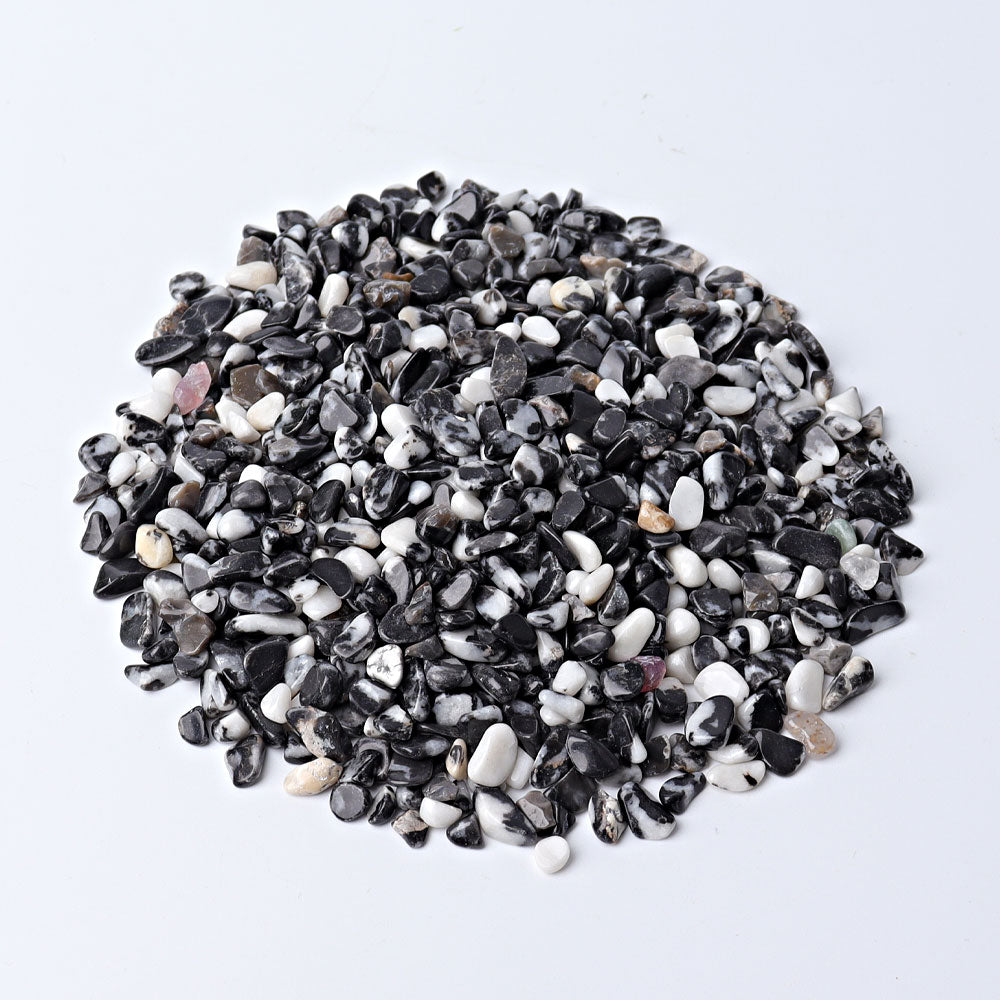 5–7 mm Zebra-Jaspis-Kristallsplitter für heilende Energie