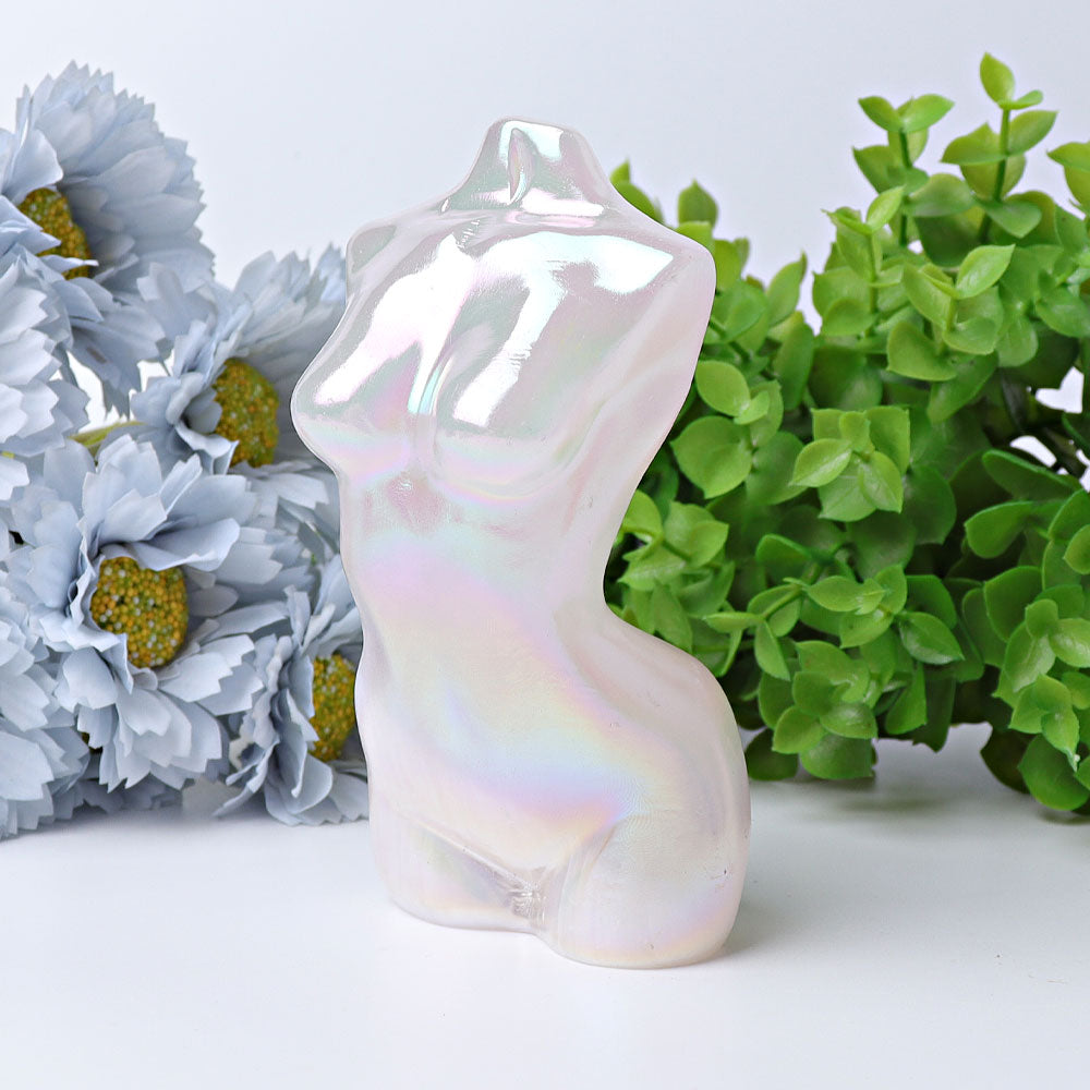 5-Zoll-Aura-Engel-Kristallschnitzerei-Heilstatue