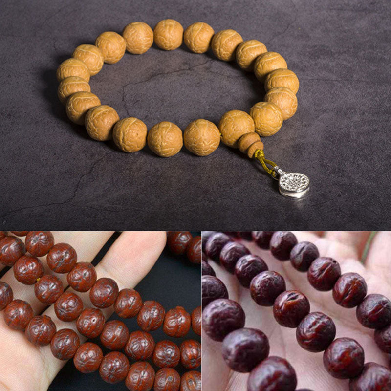 15 mm Bodhi Seed Handgelenk-Mala für Glück und Glücksverheißung