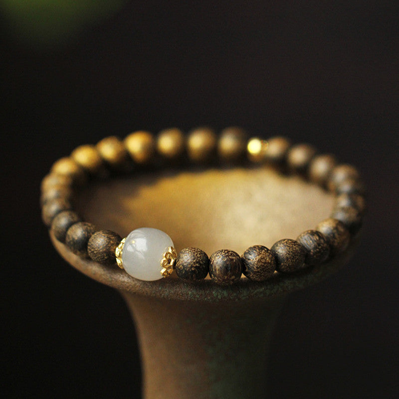 Adlerholz-Jade-Armband mit Stärke und Ruhe