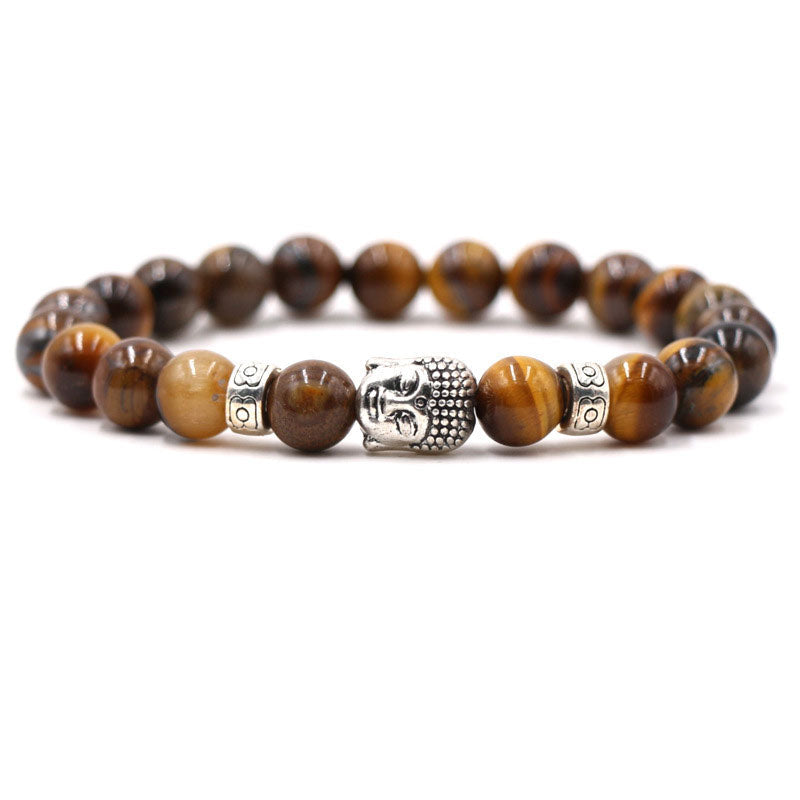8 mm lila Achat-Schutz-Achat-Armband