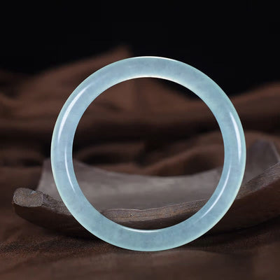 54–55 mm Armband mit emotionaler Balance aus blauem Chalcedon