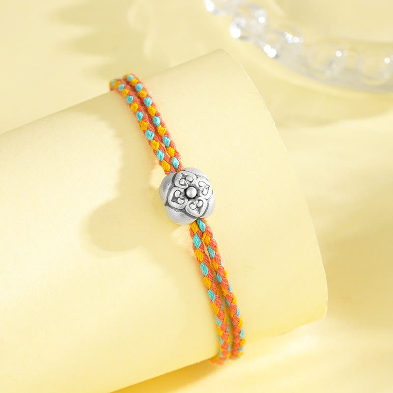 Sterling Silver Multicolored Luck Bracelet | Spiritual Protection