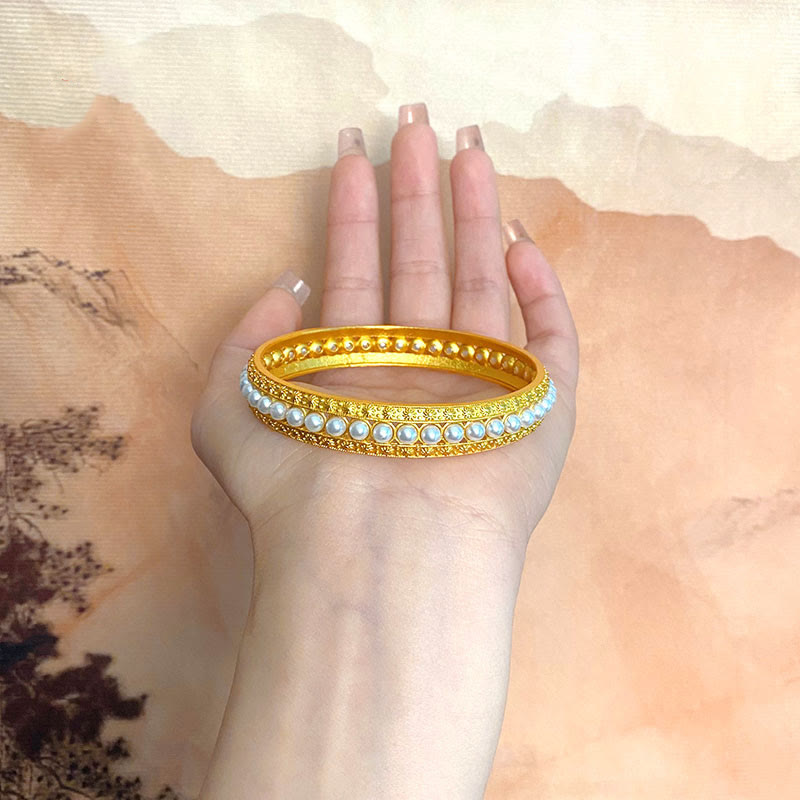 56 mm Kupferperlen-Heilungsarmband