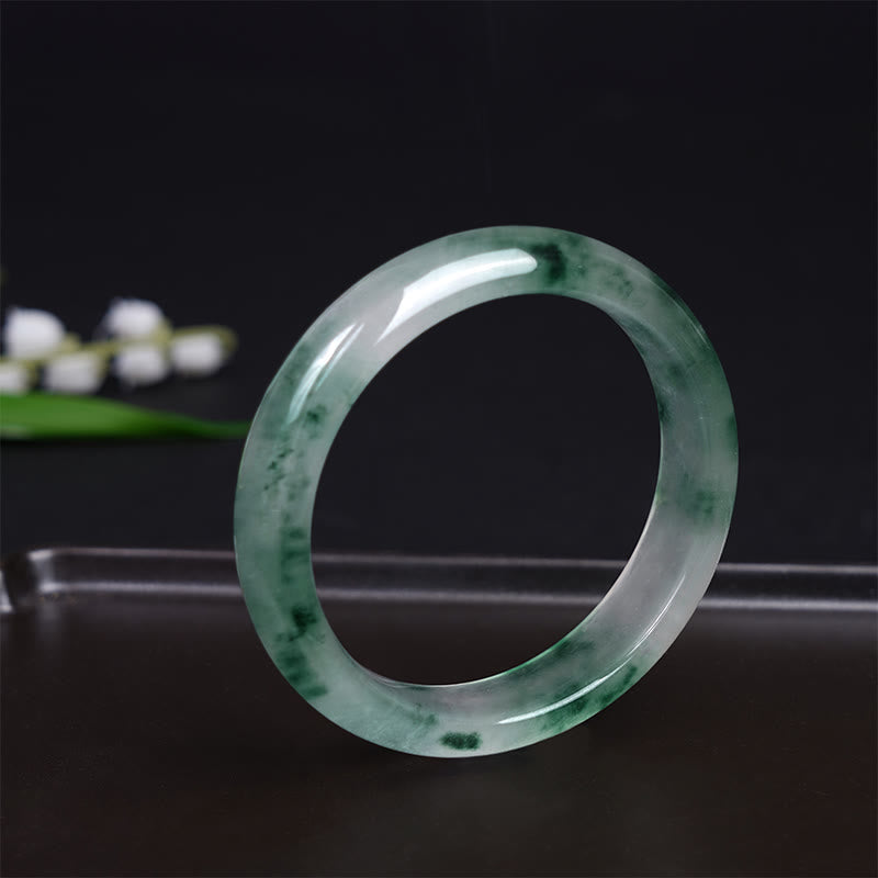 58 mm Jade-Armreif für Glück, Wohlstand und Fülle
