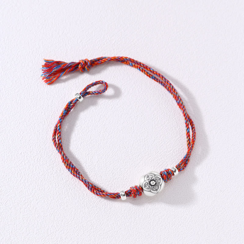 Sterling Silver Multicolored Luck Bracelet | Spiritual Protection