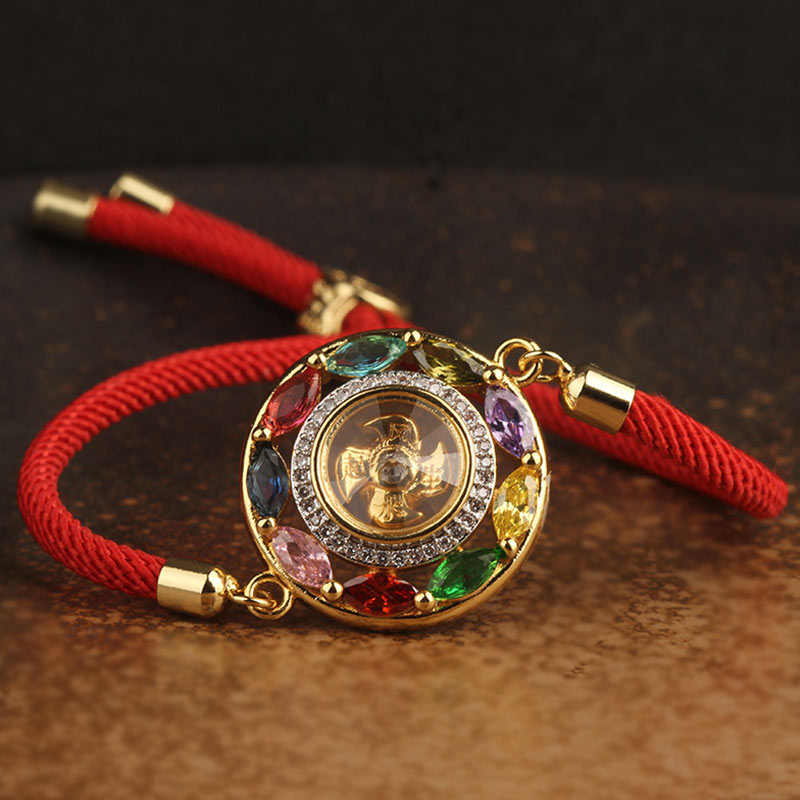 Kupfer Zirkon Reichtum Glück Armband Halskette | Spiritueller Schmuck