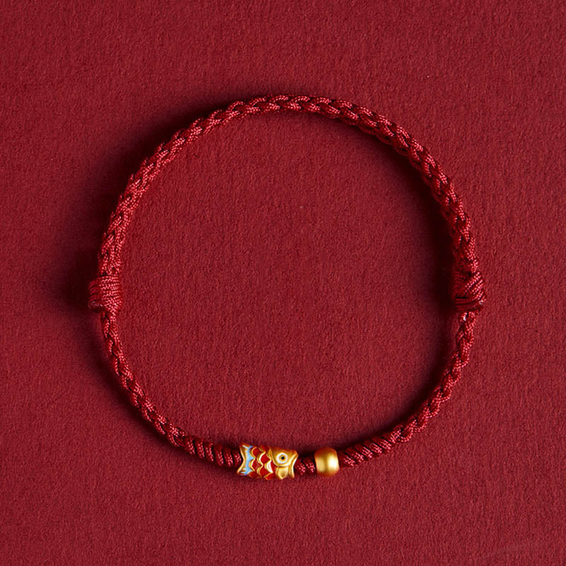 925 Sterling Silver Koi Fish Bracelet for Wealth & Success