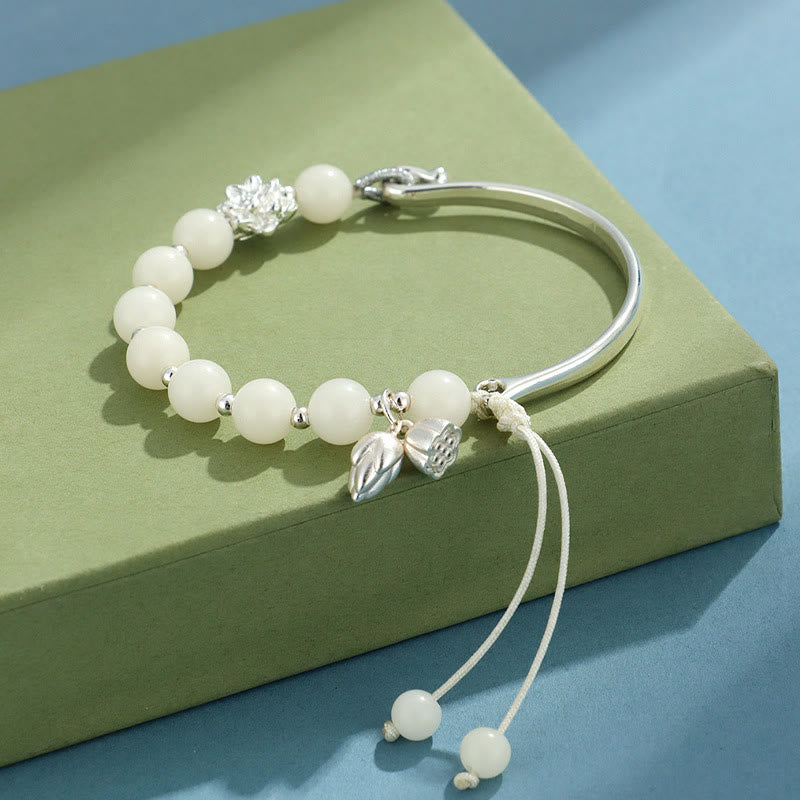 8 mm Bodhi Seed Lotus Armband für Glück und Reichtum