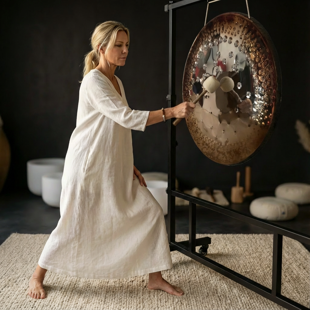 18" bis 36" Spiegel-Chau-Gong-Instrument zur Meditation