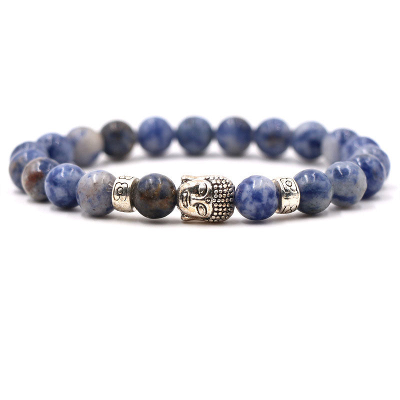 8 mm lila Achat-Schutz-Achat-Armband