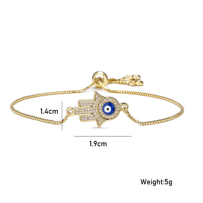 Kupferarmband zum Schutz vor dem bösen Blick für Mut und Glück