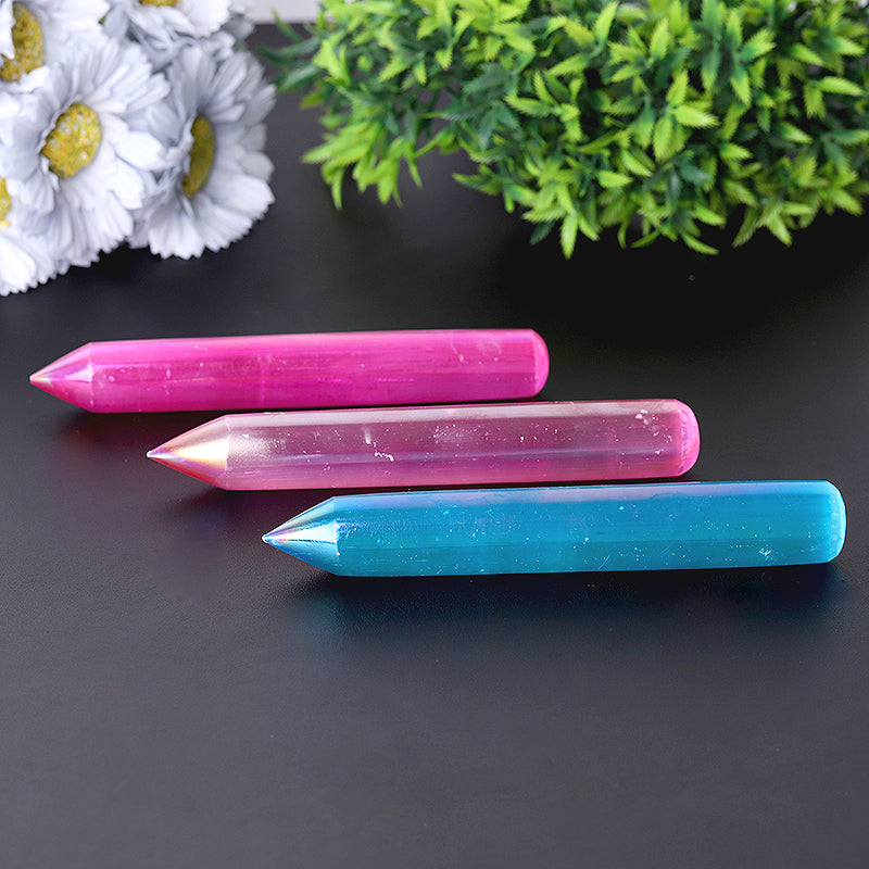 6 Zoll blauer Selenit-Kristallstab zur Meditation