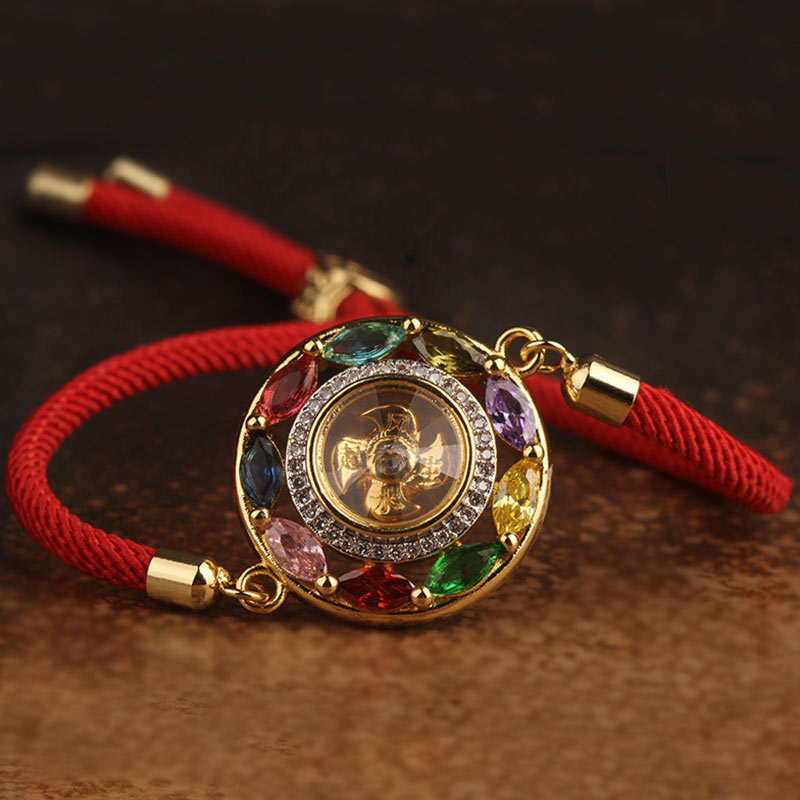 Kupfer Zirkon Reichtum Glück Armband Halskette | Spiritueller Schmuck
