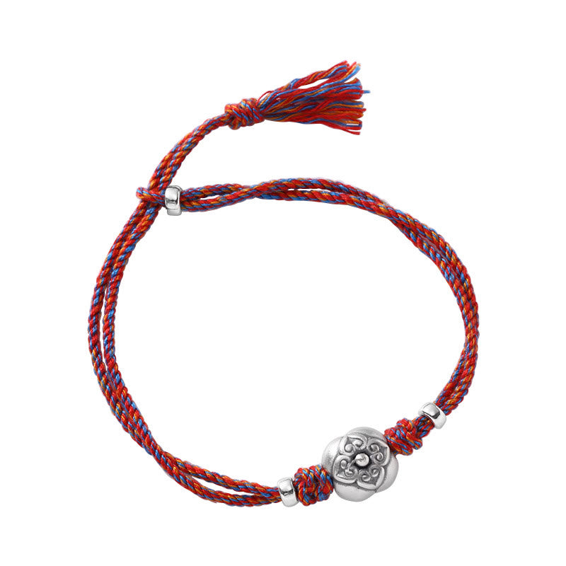 Sterling Silver Multicolored Luck Bracelet | Spiritual Protection