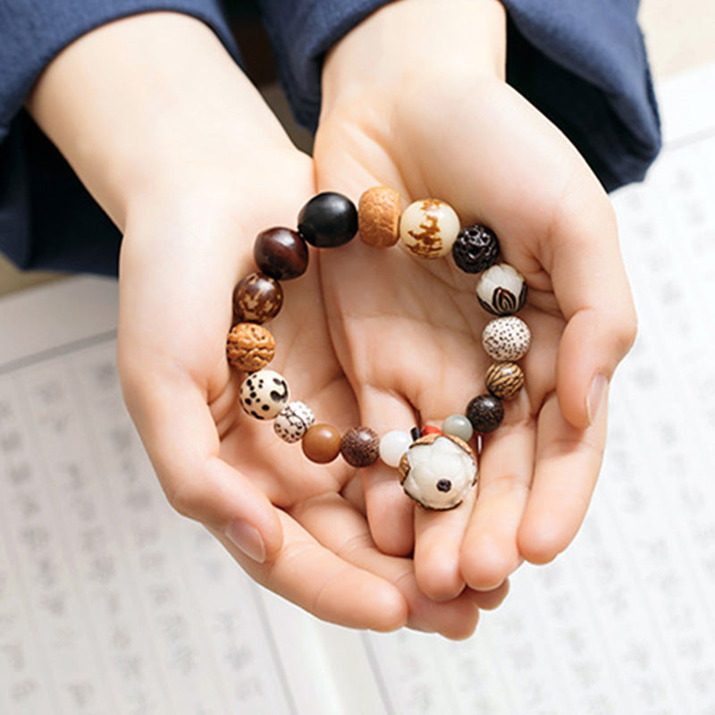 Bodhi Seed Lotus Wisdom Peace Armband für spirituelles Wachstum