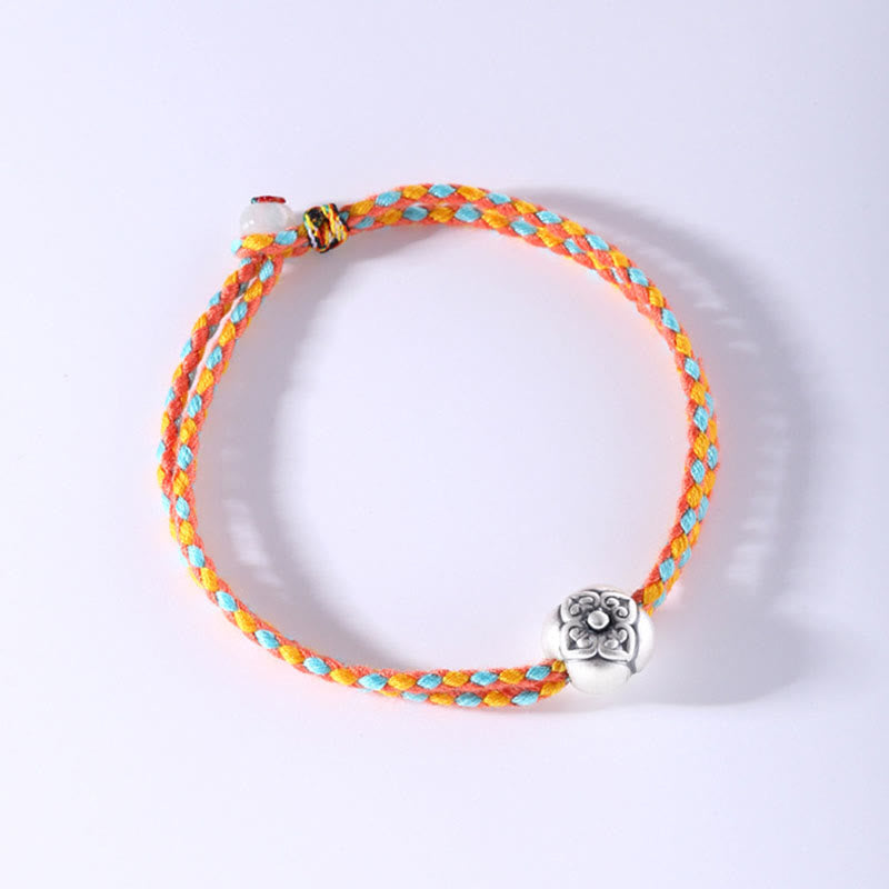 Sterling Silver Multicolored Luck Bracelet | Spiritual Protection