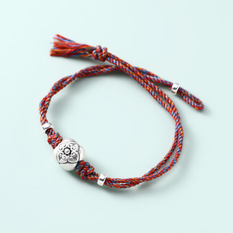 Sterling Silver Multicolored Luck Bracelet | Spiritual Protection