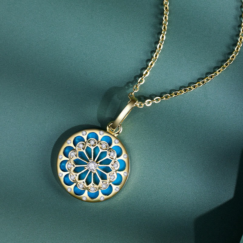 Turquoise Protection Necklace | 925 Sterling Silver Pendant