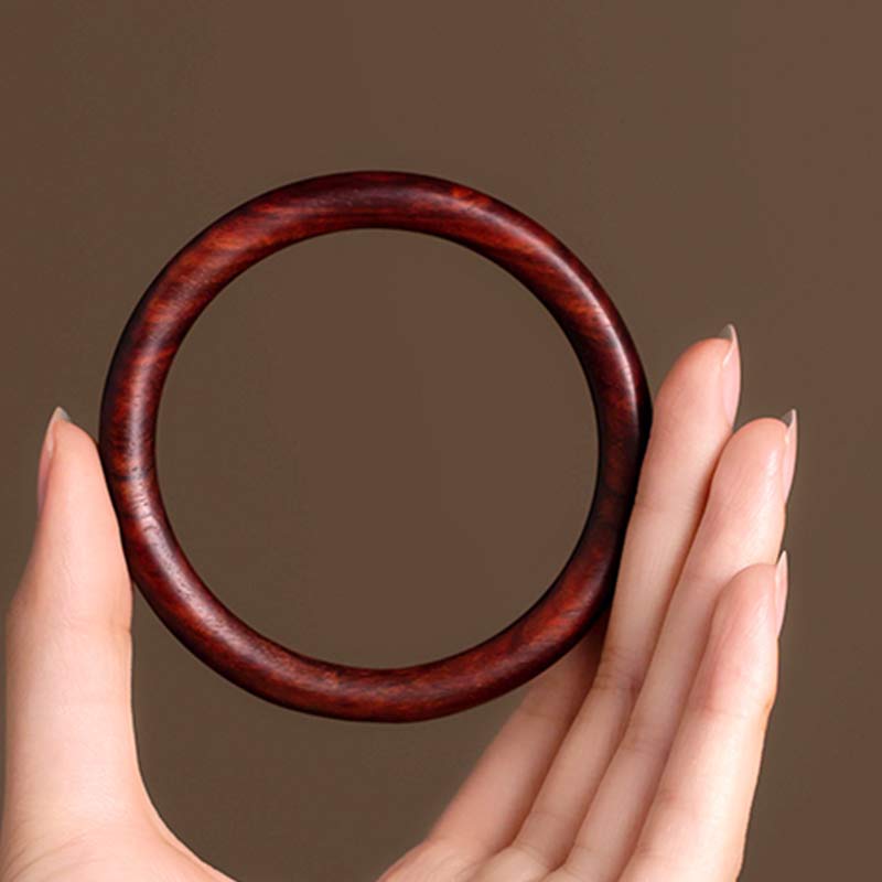 Unisex Small Leaf Red Sandalwood Protection Bracelet 54mm