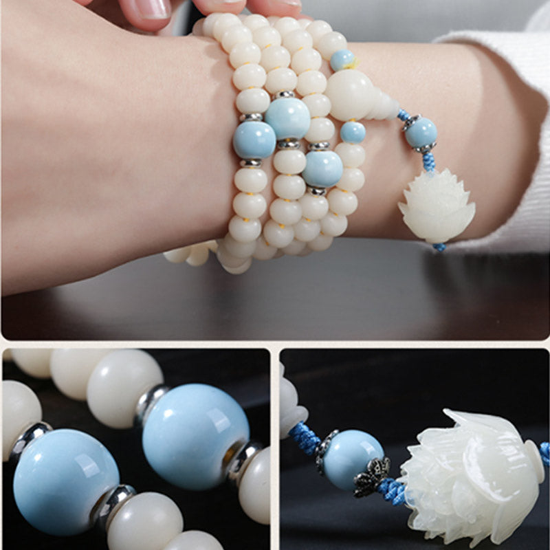 Verstellbares Bodhi-Samen-Armband für Weisheit und Meditation