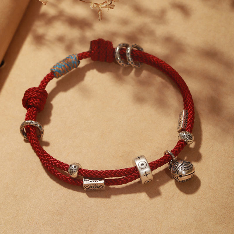 925 Sterling Silver Koi Fish Bracelet for Prosperity & Luck