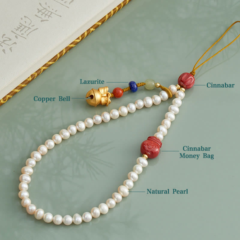 6 mm Zinnober-Heil-Telefon-Hängedekoration