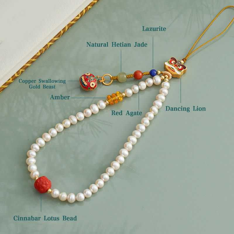 6 mm Zinnober-Heil-Telefon-Hängedekoration